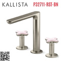 Vòi bồn tắm nóng lạnh 3 chân Nickel Kallista P32711-RST-BN