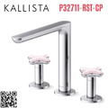 Vòi bồn tắm nóng lạnh 3 chân Chrome Kallista P32711-RST-CP