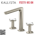 Vòi bồn tắm 3 chân nóng lạnh Nickel Kallista P32711-WC-BN