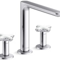 Vòi bồn tắm 3 chân nóng lạnh Nickel Kallista P32711-WC-SN