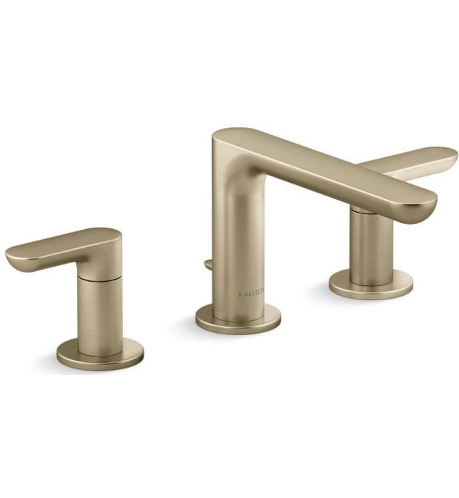 Vòi chậu rửa mặt nóng lạnh Nickel Kallista P34119-LV-BN