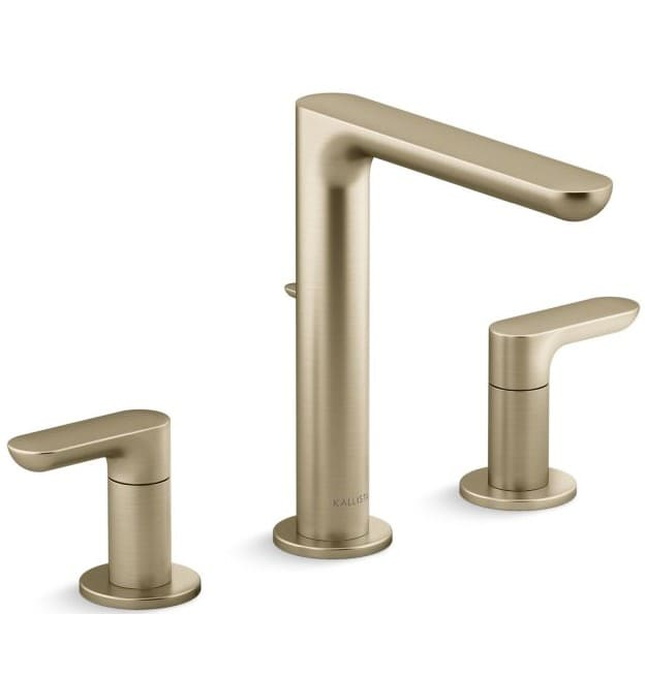 Vòi chậu rửa mặt nóng lạnh Nickel Kallista P34120-LV-SN