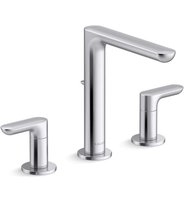 Vòi chậu rửa mặt nóng lạnh Nickel Kallista P34120-LV-SN