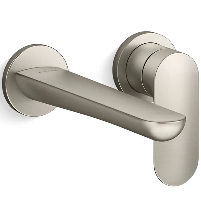 Vòi rửa mặt âm tường đen Kallista P34124-00-BL