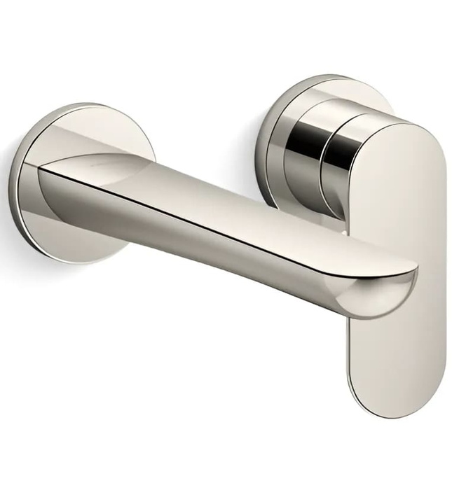 Vòi rửa mặt âm tường đen Kallista P34124-00-BL