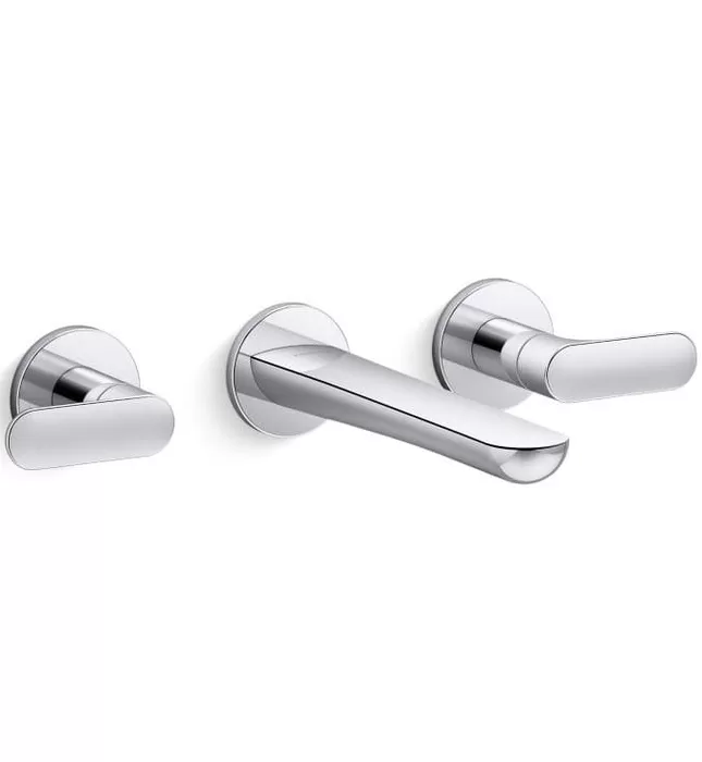 Vòi Lavabo Âm Tường Nóng Lạnh Kallista P34125-LV-BN