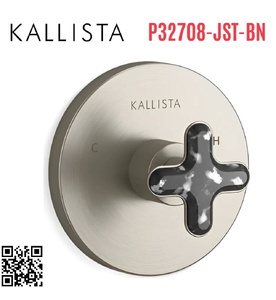 Van điều chỉnh nhiệt độ Nickel Kallista P32708-JST-BN