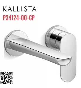 Vòi Lavabo Âm Tường Nóng Lạnh Kallista P34124-00-CP