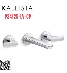 Vòi Lavabo Âm Tường Nóng Lạnh Kallista P34125-LV-CP
