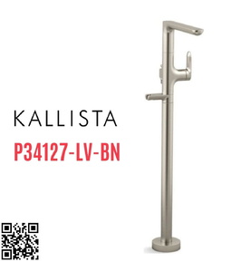 Vòi bồn tắm gắn sàn 1 chân Nickel Kallista P34127-LV-BN