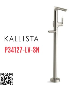 Vòi bồn tắm gắn sàn 1 chân Nickel Kallista P34127-LV-SN