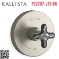 Mặt nạ điều khiển đơn sen tắm âm tường Nickel Kallista P32707-JST-BN