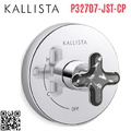 Mặt nạ điều khiển đơn sen tắm âm tường Chrome Kallista P32707-JST-CP