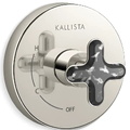 Mặt nạ điều khiển đơn sen tắm âm tường Chrome Kallista P32707-JST-CP