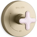 Mặt nạ điều khiển đơn sen tắm âm tường Nickel Kallista P32707-RST-BN
