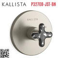 Mặt nạ điều chỉnh nhiệt độ sen tắm âm tường Nickel Kallista P32708-JST-BN