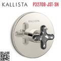 Mặt nạ điều chỉnh nhiệt độ sen tắm âm tường Nickel Kallista P32708-JST-SN