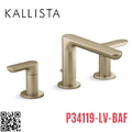 Vòi chậu rửa mặt nóng lạnh vàng Kallista P34119-LV-BAF