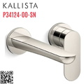 Vòi rửa mặt âm tường Nickel P34124-00-SN