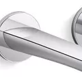 Vòi rửa mặt nóng lạnh âm tường Nickel Kallista P34125-LV-SN