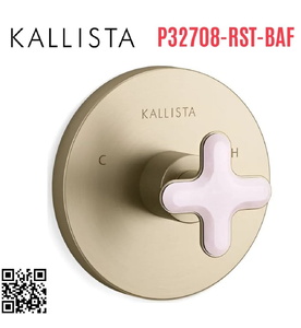 Van điều chỉnh nhiệt độ vàng Kallista P32708-RST-BAF 