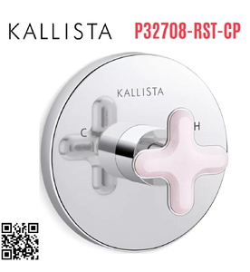 Van điều chỉnh nhiệt độ Chrome Kallista P32708-RST-CP