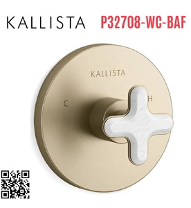 Van điều chỉnh nhiệt độ vàng Kallista P32708-WC-BAF 