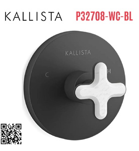 Van điều chỉnh nhiệt độ đen Kallista P32708-WC-BL