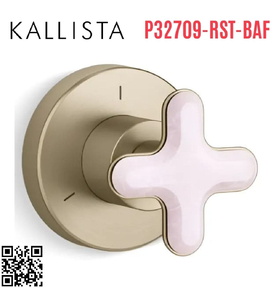 Van chuyển đổi lưu lượng nước vàng Kallista P32709-RST-BAF