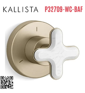 Van chuyển đổi lưu lượng nước vàng Kallista P32709-WC-BAF