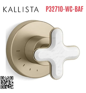 Van điều khiển âm lượng vàng Kallista P32710-WC-BAF