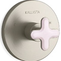 Mặt nạ điều chỉnh nhiệt độ sen tắm âm tường Nickel Kallista P32708-RST-BN