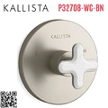 Mặt nạ điều chỉnh nhiệt độ sen tắm âm tường Nickel Kallista P32708-WC-BN