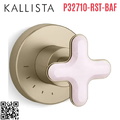 Mặt nạ điều khiển lưu lượng sen tắm âm tường vàng Kallista P32710-RST-BAF