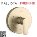 Mặt nạ điều khiển đơn sen tắm vàng Kallista P34130-LV-BAF