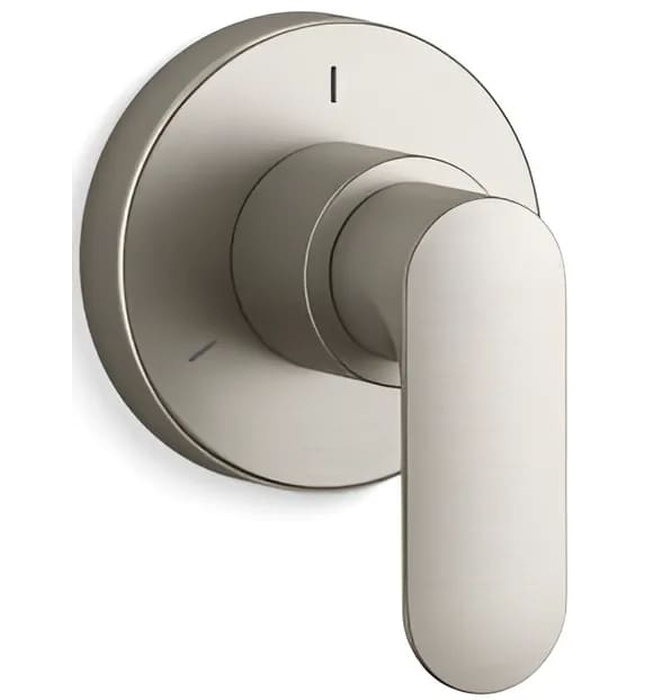 Mặt nạ chuyển đổi hướng nước sen tắm âm tường Chrome Kallista P34133-LV-CP