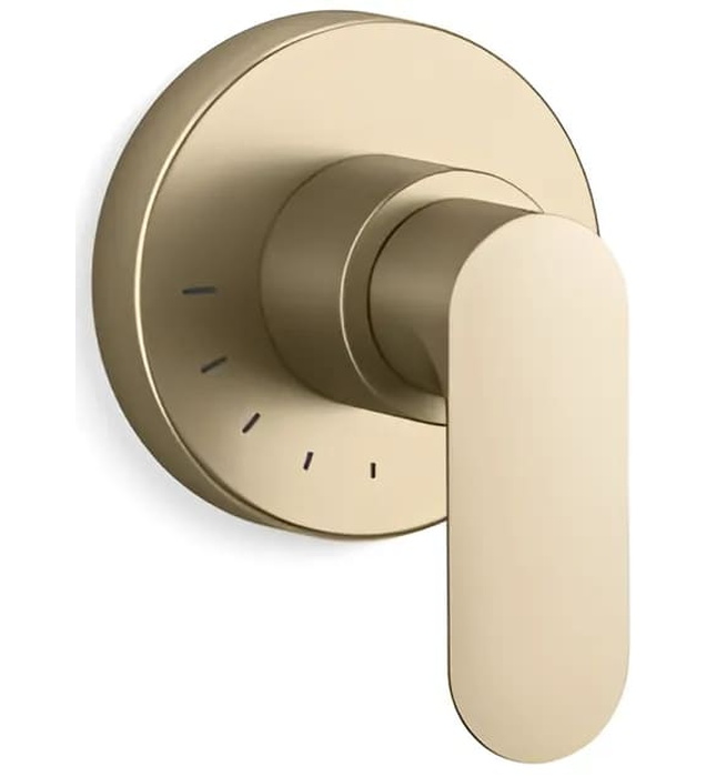 Mặt nạ điều khiển âm lượng sen tắm Nickel Kallista P34134-LV-SN