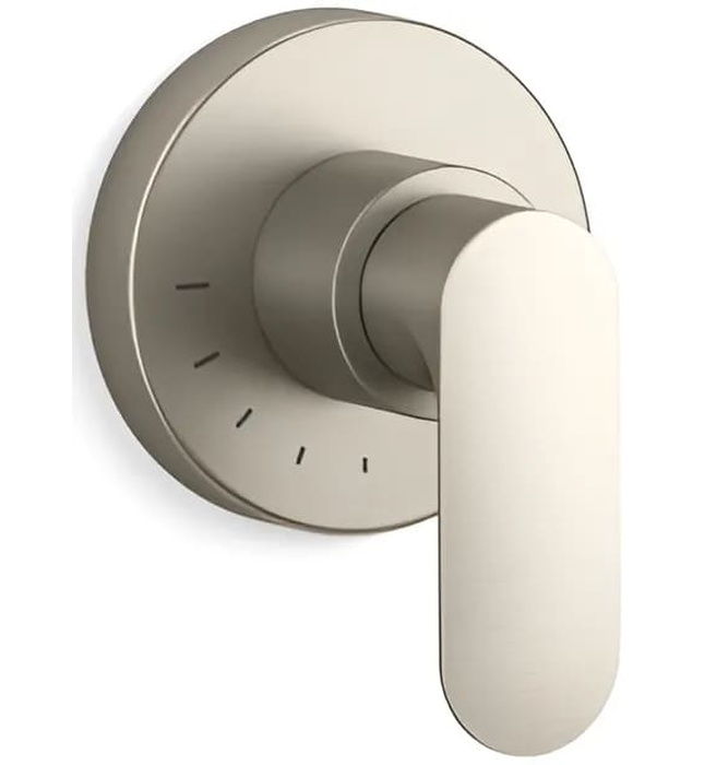 Mặt nạ điều khiển âm lượng sen tắm Nickel Kallista P34134-LV-SN