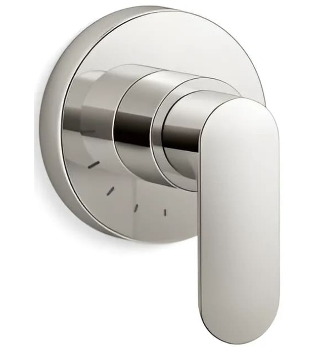 Mặt nạ điều khiển âm lượng sen tắm Nickel Kallista P34134-LV-SN