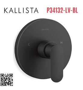 Van điều chỉnh nhiệt độ đen Kallista P34132-LV-BL