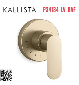 Van điều khiển âm lượng vàng Kallista P34134-LV-BAF