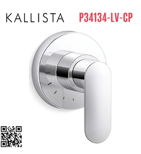 Mặt nạ điều khiển âm lượng sen tắm Chrome Kallista P34134-LV-CP