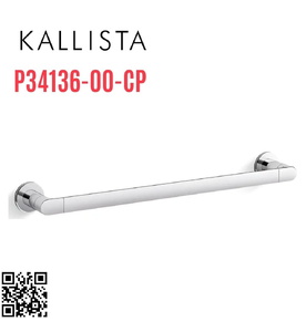 Thanh treo khăn đơn 18" Chrome Kallista P34136-00-CP
