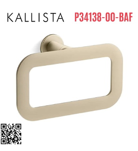 Vòng treo khăn màu vàng Kallista P34138-00-BAF