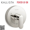 Mặt nạ điều khiển đơn và chuyển hướng sen tắm Nickel Kallista P34131-LV-SN
