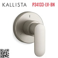 Mặt nạ chuyển đổi hướng nước sen tắm âm tường Nickel Kallista P34133-LV-BN