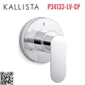 Mặt nạ chuyển đổi hướng nước sen tắm âm tường Chrome Kallista P34133-LV-CP