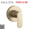 Mặt nạ điều khiển âm lượng sen tắm vàng Kallista P34134-LV-BAF