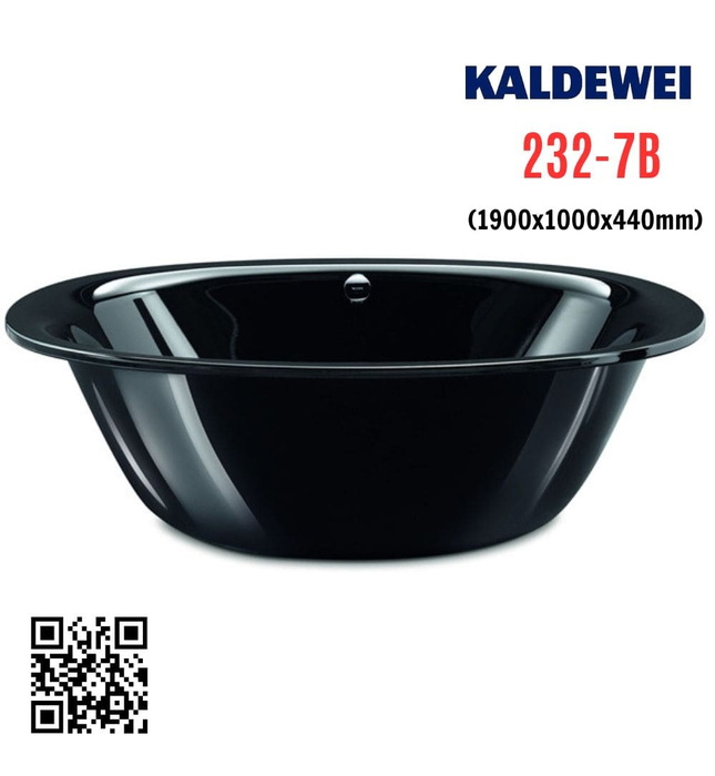 Bồn tắm thép tráng men xây ngâm 1.9m KALDEWEI ELLIPSO DUO OVAL 232-7B