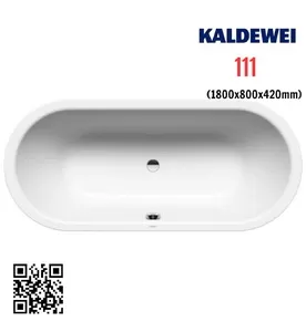 Bồn tắm xây thép tráng men 1.8m KALDEWEI CLASSIC DUO OVAL 111